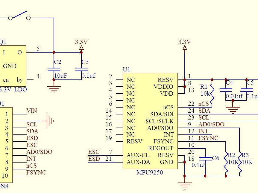 MPU6500+6DOF+六轴6轴姿态加速度+陀螺仪+角度传感器模块+SPI接口_百工联_工业互联网技术服务平台