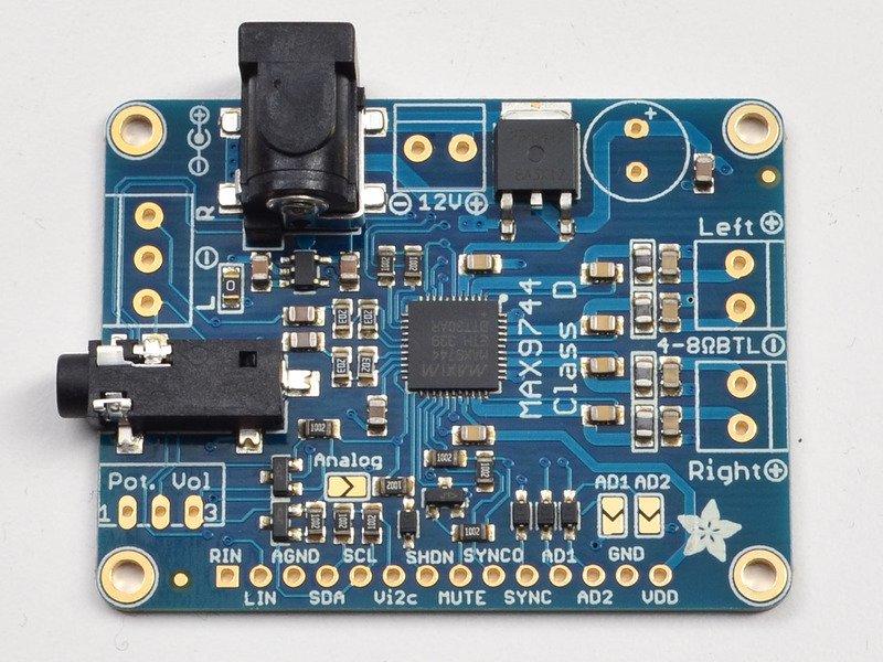 MAX9744立体声20W D类音频放大器DIY制作，附PCB及设计说明 _百工联_工业互联网技术服务平台