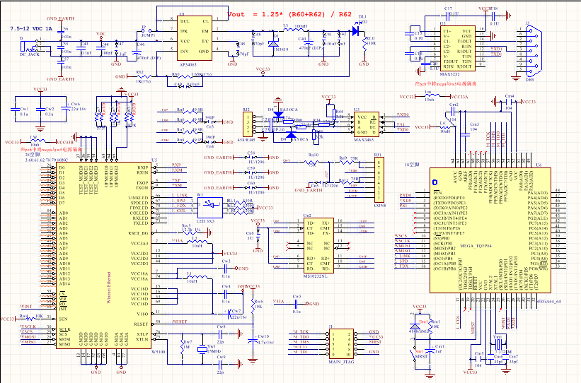 w5100+mega64扩展网络与串口透传_百工联_工业互联网技术服务平台