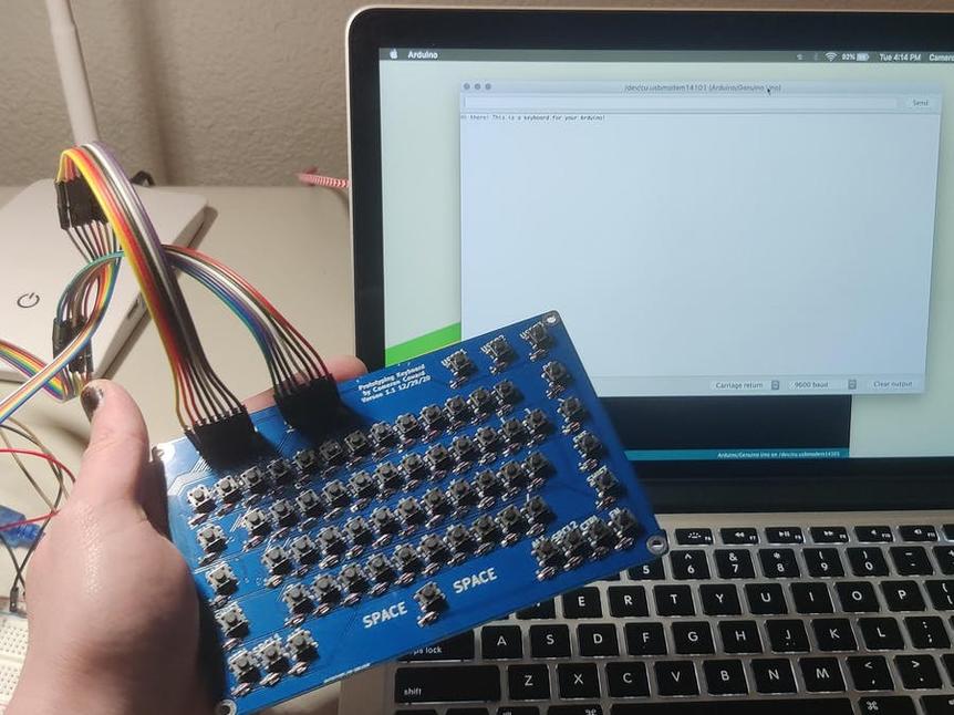 Arduino的64键原型键盘矩阵_鹏程工联_工业互联网技术服务平台