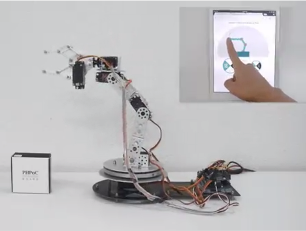 基于Arduino实现通过Web控制机器人手臂执行相关动作_百工联_工业互联网技术服务平台