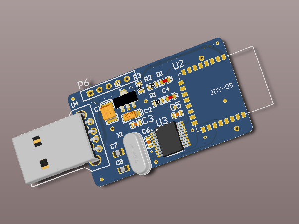 蓝牙适配器原理图+PCB源文件+BOM_百工联_工业互联网技术服务平台