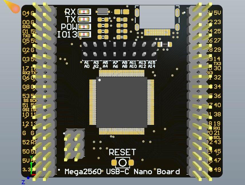 自设计Mega2560极小CH340B核心板_鹏程工联_工业互联网技术服务平台