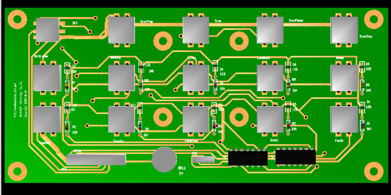 单片机扫描键盘按键板 Protel 99se 设计硬件原理图+PCB文件_百工联_工业互联网技术服务平台