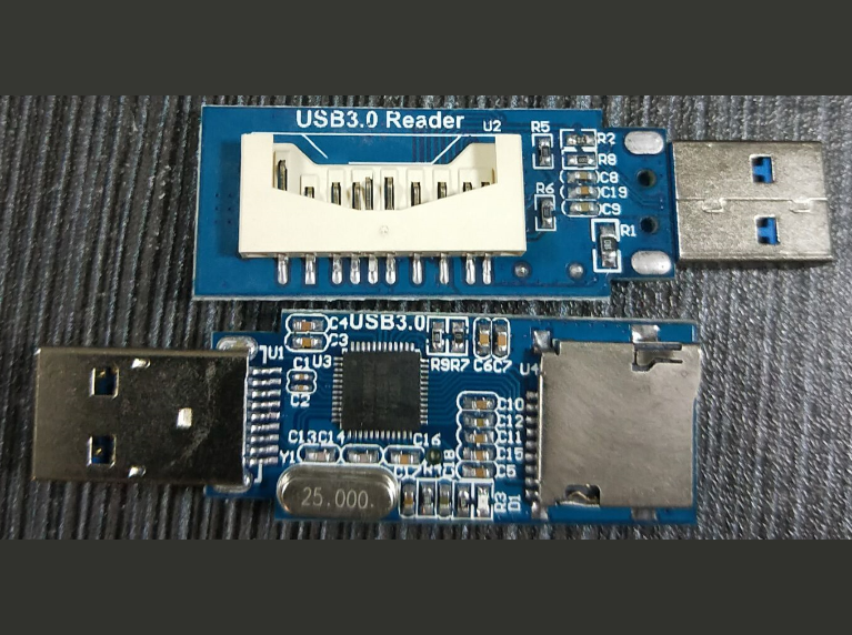 GL3224 USB3.0读卡器电路设计方案（SCH+PCB及Gerber+BOM元件清单）_百工联_工业互联网技术服务平台