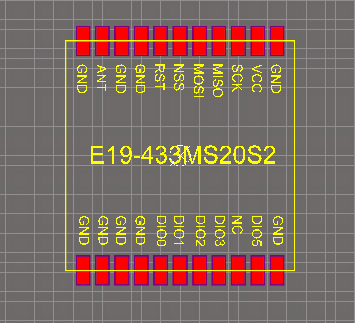 SX1278 SX1276 模块 PCB 库文件_鹏程工联_工业互联网技术服务平台