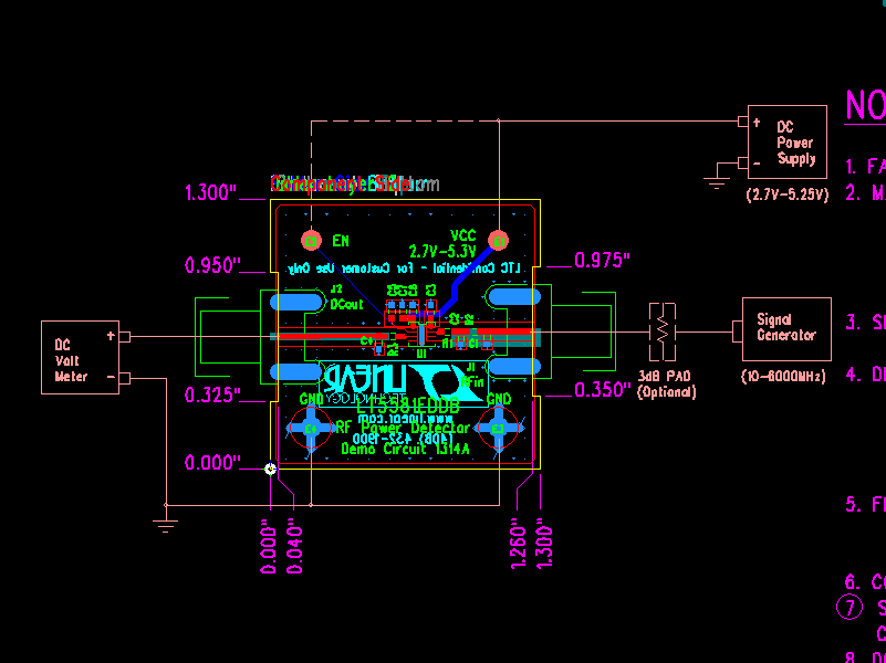 LT5581 6GHz 功率测量功率检波器参考设计_鹏程工联_工业互联网技术服务平台