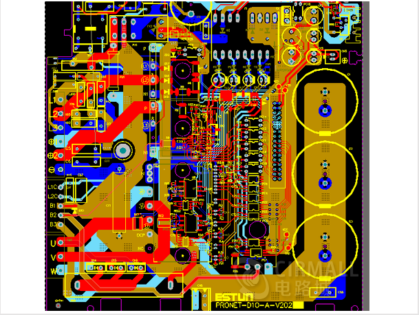 埃斯顿EDC变频器（功率驱动板PCB）_百工联_工业互联网技术服务平台