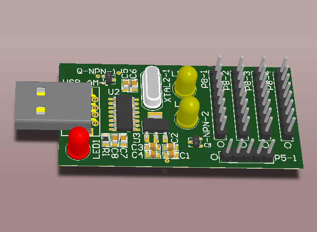 DIY打造CH340下载器原理图、PCB源文件（附3D模型）_百工联_工业互联网技术服务平台