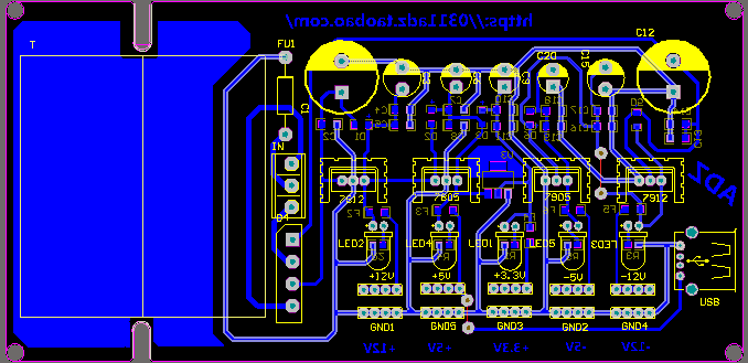 （电赛）多路可调线性直流稳压电源模块（原理图+PCB源文件）_鹏程工联_工业互联网技术服务平台