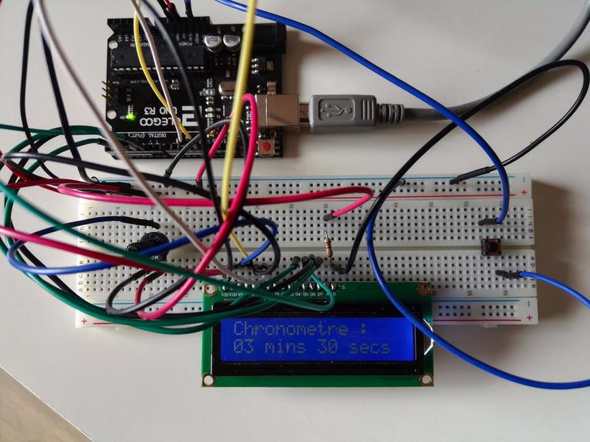 基于Arduino UNO的简单LCD计时器_鹏程工联_工业互联网技术服务平台