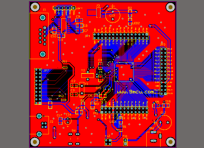 （NXP）恩智浦LPC1768最小系统板原理图+PCB源文件+芯片资料_百工联_工业互联网技术服务平台