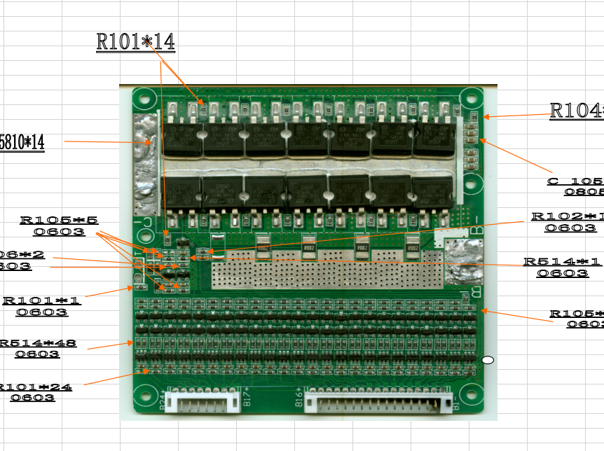 磷酸铁锂锂电池保护板电路方案（4-24串，PCB文件直接打样生产）_百工联_工业互联网技术服务平台