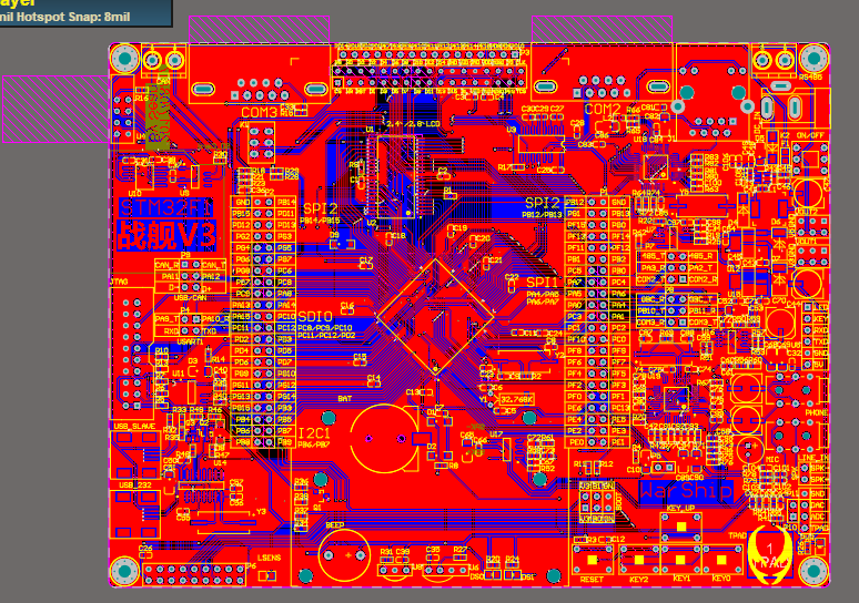 STM32F103zet6兼容正点原子可直接投板生产_百工联_工业互联网技术服务平台