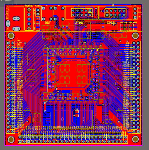 EP3C25Q240C8N Cyclone III最小系统开发板AD版电路设计方案(原理图+源码）_百工联_工业互联网技术服务平台