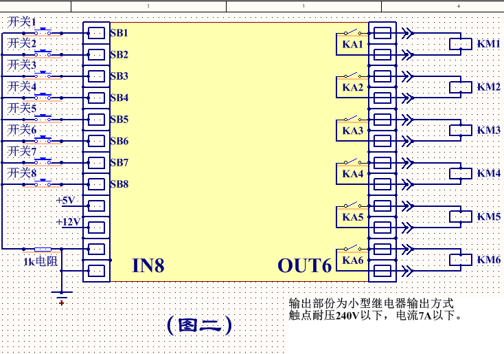 自制8进6出仿PLC控制板（原理图、PCB源文件、程序源码）_百工联_工业互联网技术服务平台