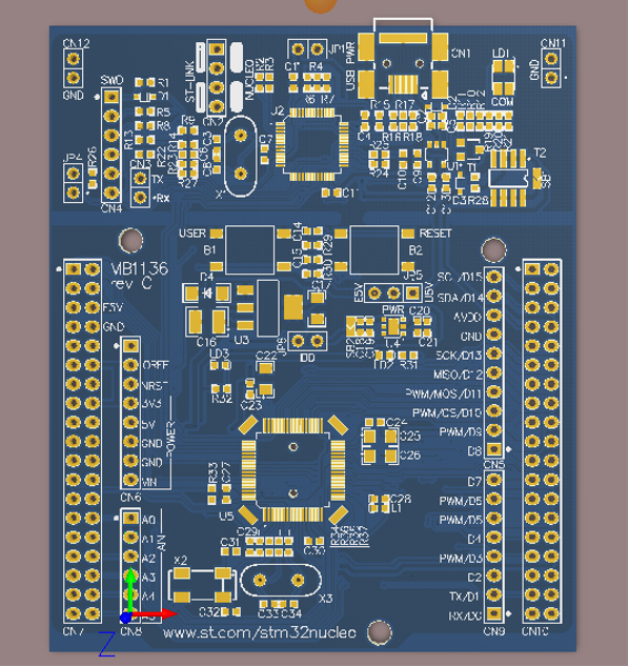 低功耗STM32F411开发板 AD设计原理图和PCB源文件_百工联_工业互联网技术服务平台