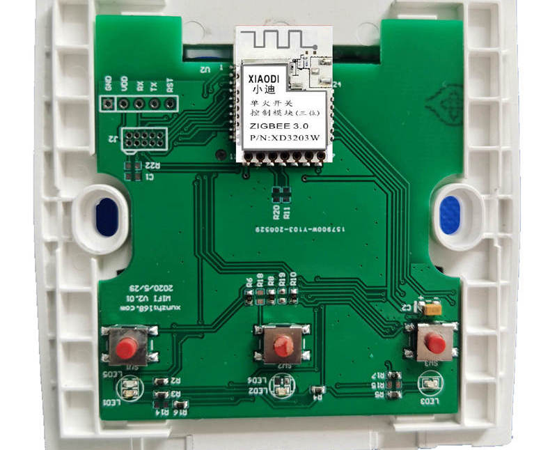 基于EFR32MG21的Zigbee3.0单火线智能家居开关面板电路方案设计 （原理图）_百工联_工业互联网技术服务平台