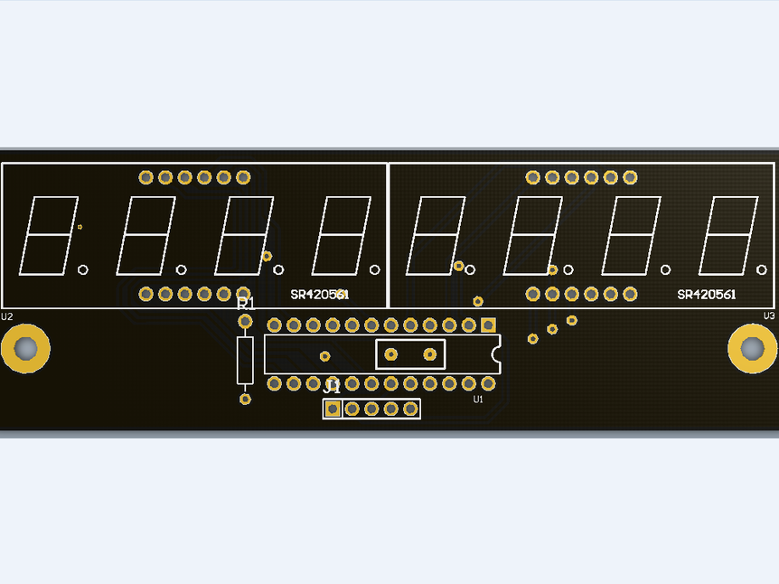 MAX7219驱动8位7段共阴数码管模块(PCB+Proteus+ATmega16驱动程序)_百工联_工业互联网技术服务平台