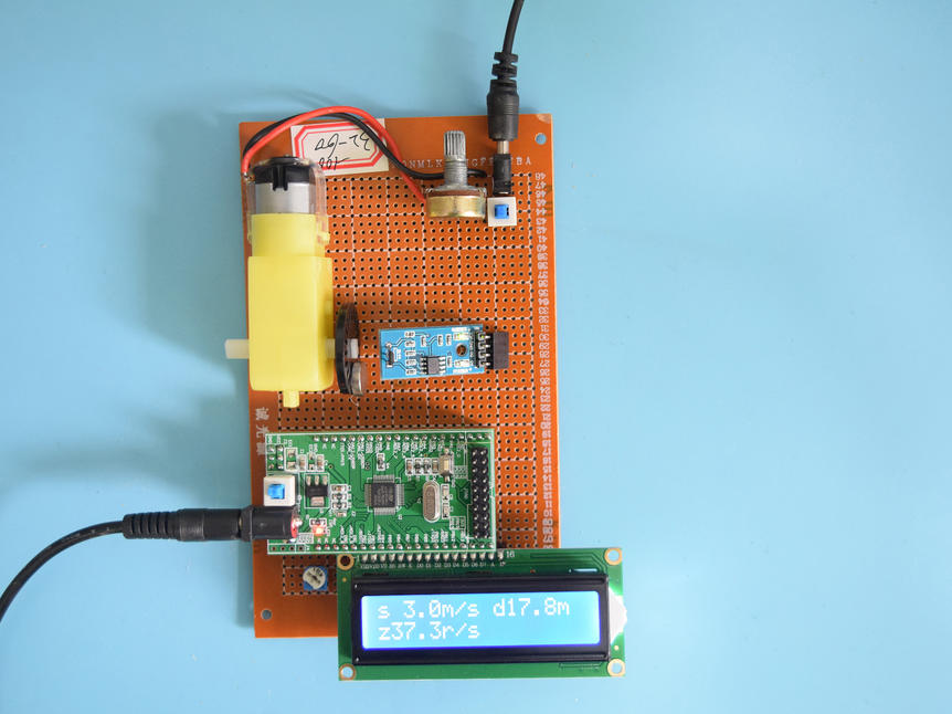 基于STM32单片机的自行车里程表码表霍尔测速系统设计-万用板-电路图+程序+论文106_百工联_工业互联网技术服务平台