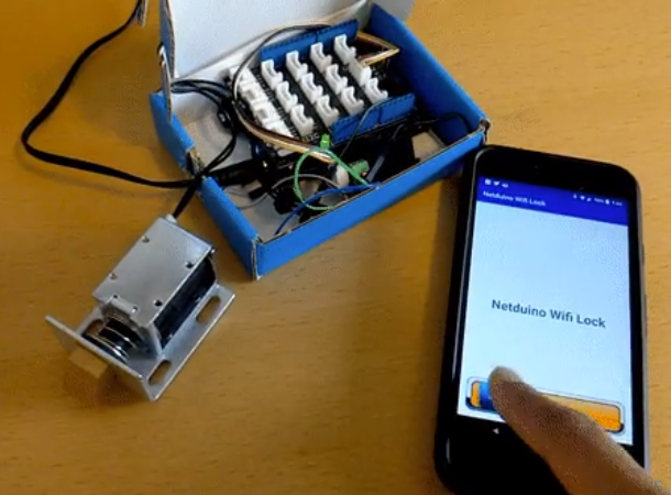 智能锁设计，Netduino WiFi锁_百工联_工业互联网技术服务平台