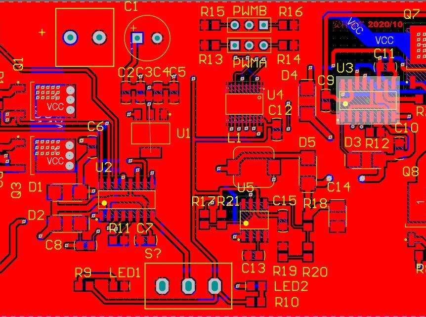 HIP4082双电机驱动电路设计方案（PCB+电路原理图）_鹏程工联_工业互联网技术服务平台