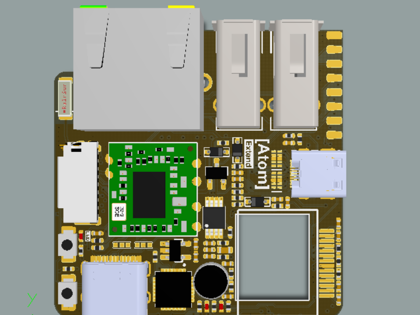 全志H3核心板+卡片电脑应用底板AD设计硬件原理图+PCB+3D封装文件_鹏程工联_工业互联网技术服务平台