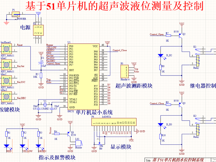 基于51单片机的超声波液位测量与控制系统_百工联_工业互联网技术服务平台