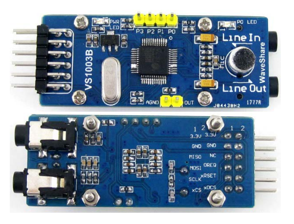 VS1003B MP3音频解码模块（原理图+示例代码+用户手册）_鹏程工联_工业互联网技术服务平台