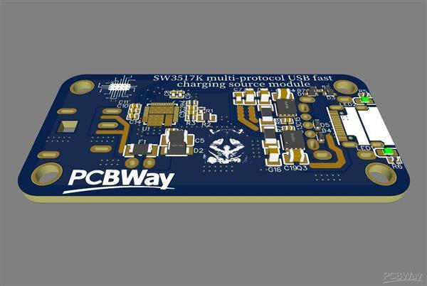 SW3517K-USB快速充电源模块电路设计方案（原理图+bom表）_百工联_工业互联网技术服务平台