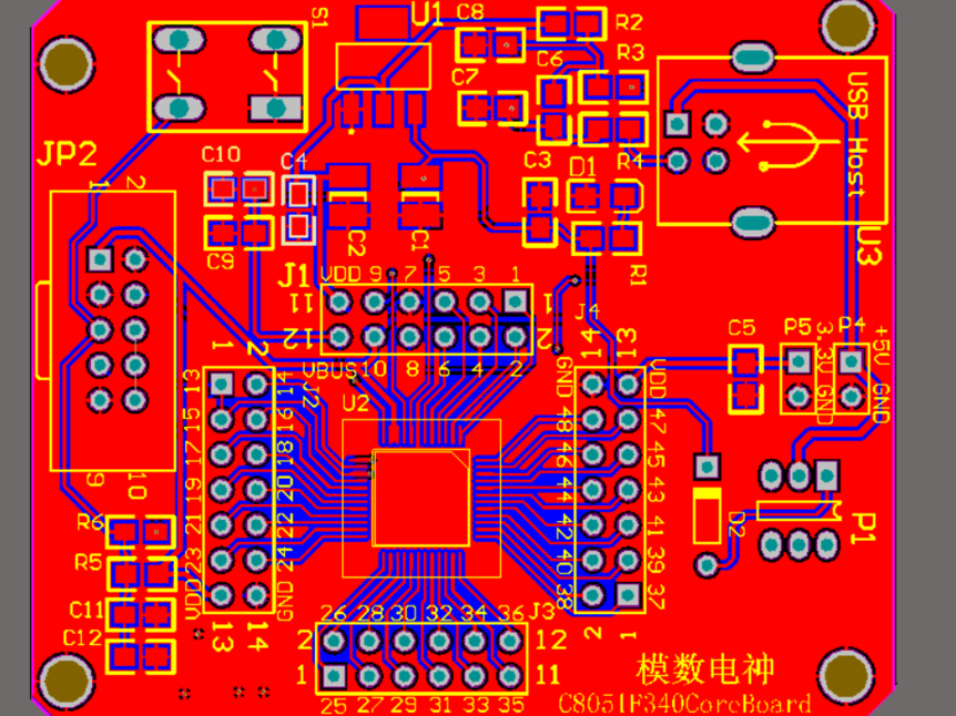 C8051F340最小系统电路设计_百工联_工业互联网技术服务平台