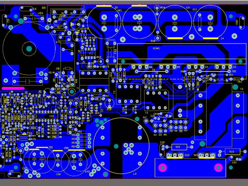 可支持HF-48V  1500W 的TL494全桥电路设计方案（pcb）_鹏程工联_工业互联网技术服务平台