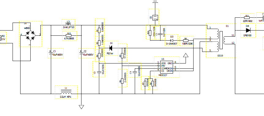 220V转12V/1A电路 _百工联_工业互联网技术服务平台