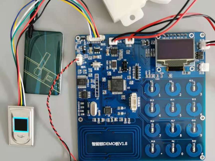 STM32智能锁指纹锁密码锁开发板带OLED液晶菜单PCBA源码全套资料方案_百工联_工业互联网技术服务平台