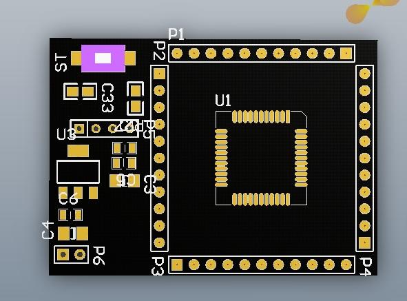 IAP15F2K61S2最小系统版_百工联_工业互联网技术服务平台