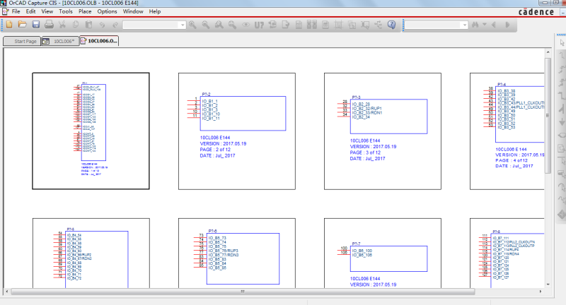 altera fpga cyclone10lp gx 系列Altium AD09 原理图封装库Cadence原理图封装库_百工联_工业互联网技术服务平台