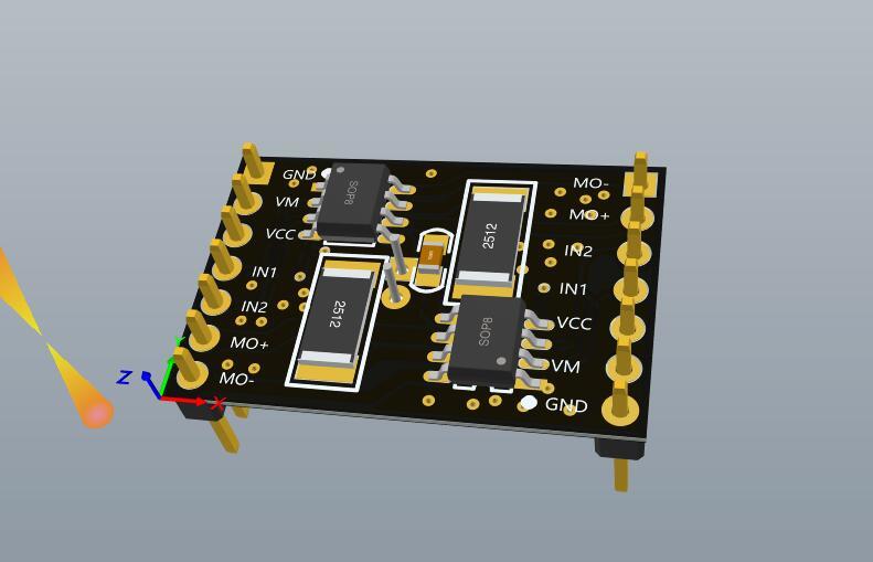 A4950电机驱动板电路方案设计（pcb+原理图）_鹏程工联_工业互联网技术服务平台