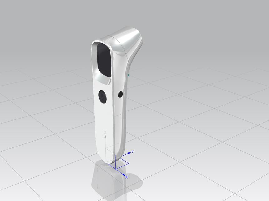 基于STM32红外非接触式额温枪的设计 MLX90614额温枪含外壳模型_百工联_工业互联网技术服务平台