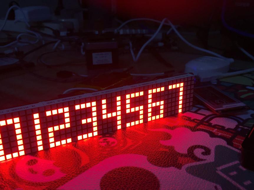 LED Matrix Clock 点阵时钟_百工联_工业互联网技术服务平台