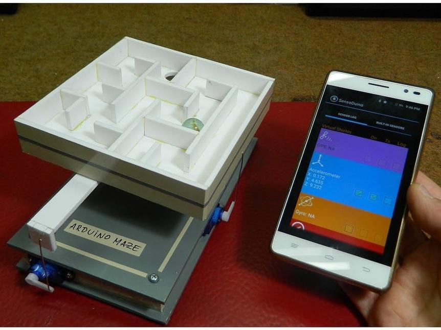 DIY Android + Arduino控制迷宫（迷宫）游戏_鹏程工联_工业互联网技术服务平台