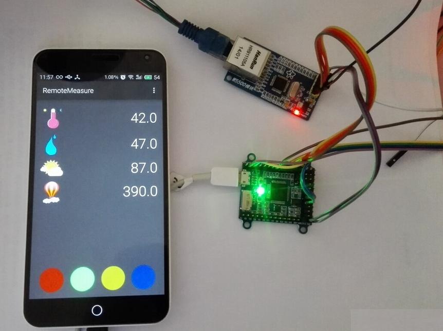 Android实现远程数据采集控制系统，STM32F405主控_百工联_工业互联网技术服务平台