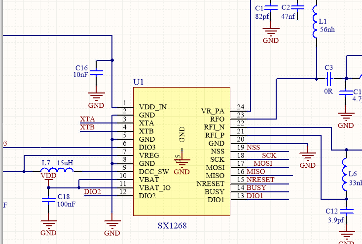 SX1268 433MHz LoRa无线射频模块SPI接口(原理图+PCB+ALtium工程)_百工联_工业互联网技术服务平台