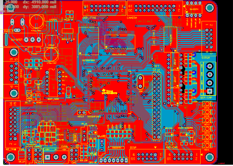 TMS320F2812伺服电机控制器DSP开发板ALTIUM设计原理图+PCB+封装文件_百工联_工业互联网技术服务平台