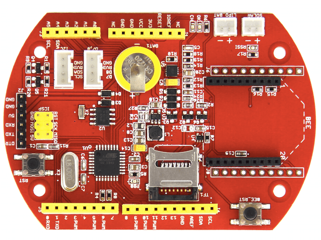 Arduino兼容户外数据记录仪设计，附原理图/PCB/源码等_百工联_工业互联网技术服务平台