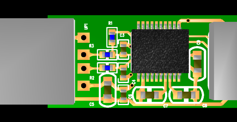 USBKEY U盾 密码器 加密狗 50拼板电路设计方案（原理图+PCB文件）_百工联_工业互联网技术服务平台