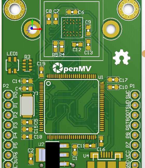 ​OpenMV2 PCB双面板_百工联_工业互联网技术服务平台