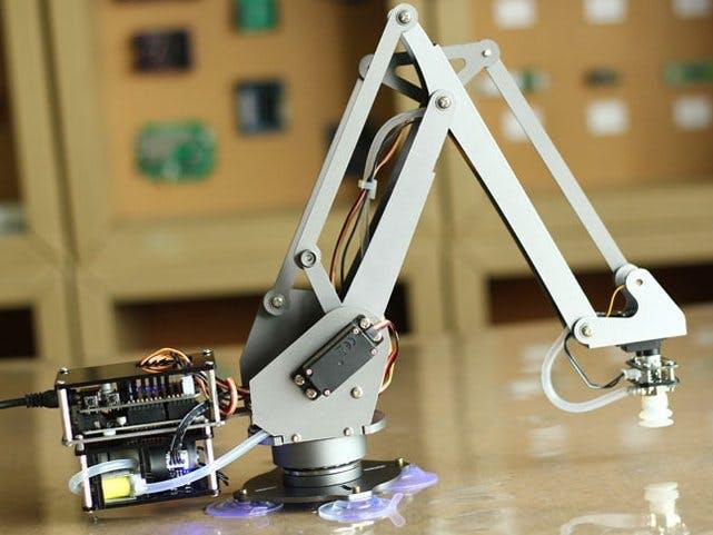 Arduino与树莓派打造Chatbot语音控制机器人手臂_百工联_工业互联网技术服务平台