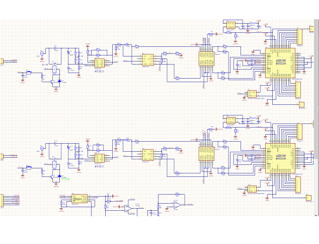 A/D 转换模块电路AD9288测试电路原理图_鹏程工联_工业互联网技术服务平台