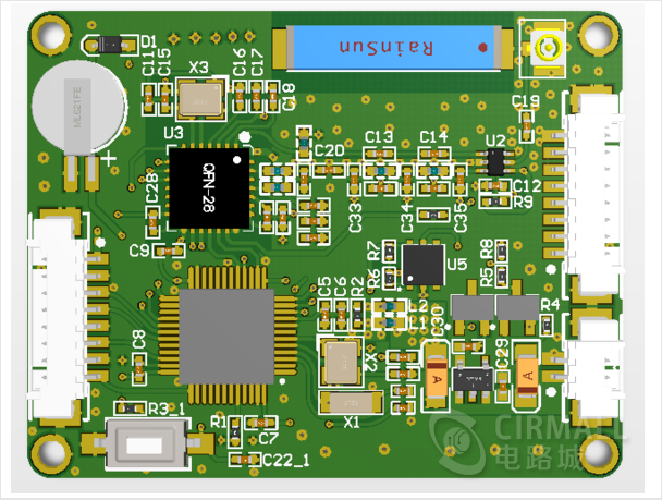 SX1278+STM32L431低功耗 高灵敏度 超远距离PCB四层板设计_百工联_工业互联网技术服务平台