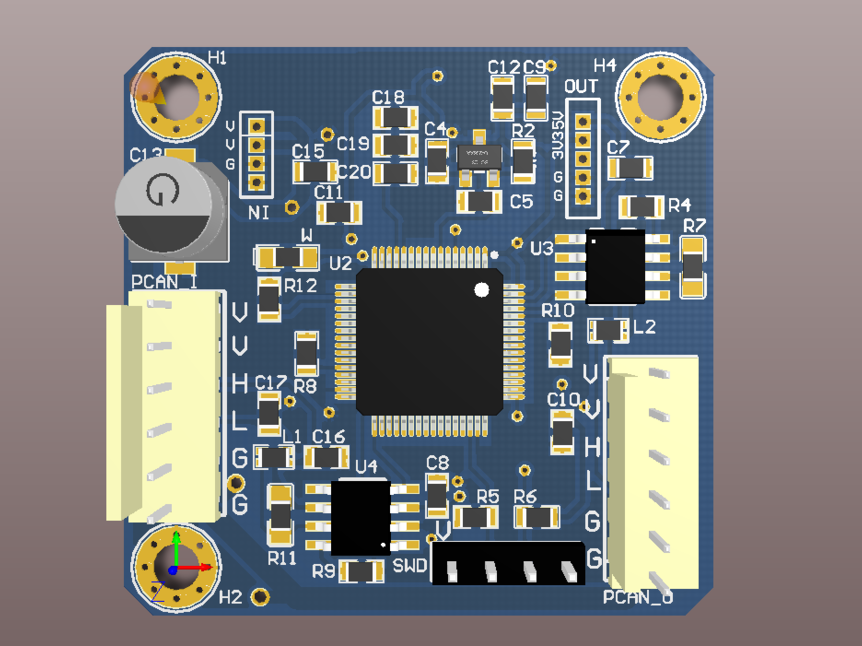 STM32 CAN总线中继器电路方案（源代码+原理图+PCB）_百工联_工业互联网技术服务平台